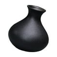 thumbnail image 2 of HOOWIFFY Black Ceramic Vase for Plants, Home Decor, Flower Pot, Modern Ornamental Plant Holder, 2 of 5