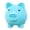 Blue, variant on Kumdkd Children's Piggy Bank - Durable Plastic Money Saving Jar for Kids, Coin Bank with Removable Plug, Educational Gift for Boys & Girls, 4.1 x 3.7 x 3.2 Inches, Holds 150 Coins