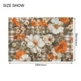 thumbnail image 4 of Yayeee Bath Rugs for Bathroom Floor Set of 2 Non Slip Fluffy Soft Absorbent Mat, Rustic Floral, 4 of 7
