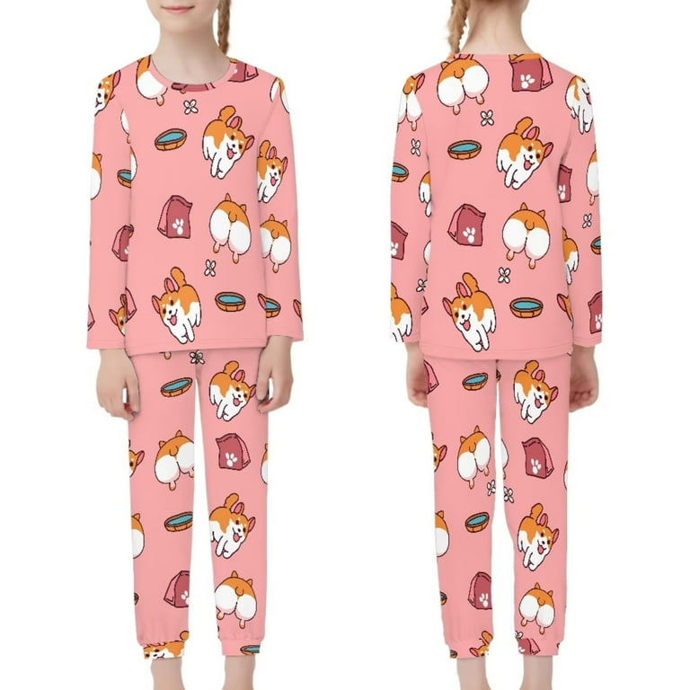 2 Piece Corgi Children's Pajama Set 2 Piece Corgi Children's Pajama Set