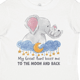 thumbnail image 4 of Inktastic My Great Aunt Loves Me to the Moon and Back Elephant Family Boys or Girls Toddler T-Shirt, 4 of 5