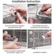thumbnail image 5 of Estante para grifo de acero inoxidable, tipo colgante, adecuado para fregadero de cocina, estante de almacenamiento para fregadero de baño, se puede colocar esponja, jabón, champú, gel de du, 5 of 5
