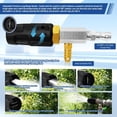 thumbnail image 3 of Adjustable Long-Range External Nozzle Kit 4-4.5 GPM 18FT 1/4" Quick Connect Brass Fittings at Nozzle and Screen Easy Assembly with Hot Water Soak 2500-4000 PSI for Ground House Washing, 3 of 6