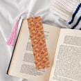 thumbnail image 4 of Kdxio Hippie Flower Print Metal Tassel Bookmarks,Perfect Gift for Art Lovers and Bookworms Metal Bookmarks for Women, 4 of 8