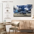 thumbnail image 5 of Elephant Stock Ww2 Airplane Wall Art - Horizontal Canvas Wall Art - Living Room Wall Decor - Transportation Canvas - Gray And White Decor - 39" x 26", 5 of 8
