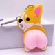 thumbnail image 5 of (3 Pieces) Pop Squeeze Butt Keychains Cartoon Stress Relief Gadgets Kawaii Corgi Soft Butt Silicone Ventilation Toys Adult Stress Relief Toys, 5 of 5
