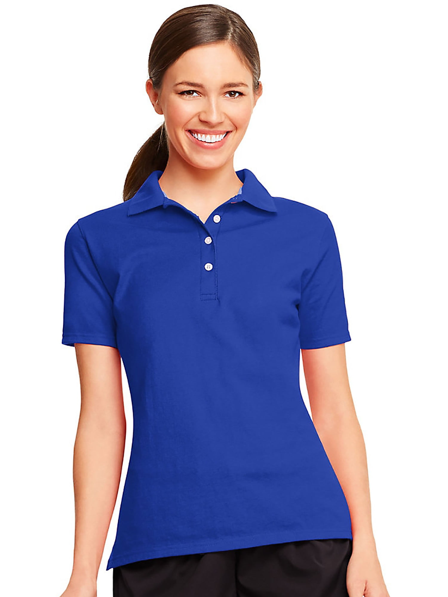 Hanes Women's Moisture Wicking XTemp Polo Shirt, Style 43X0