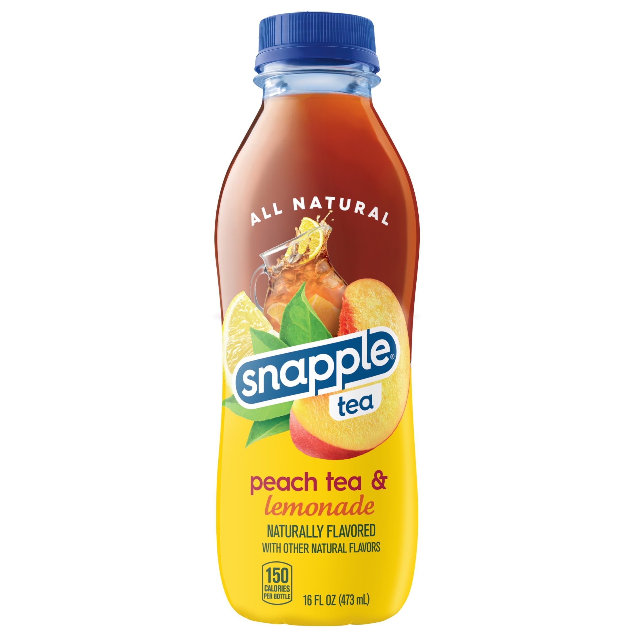 Snapple All Natural Peach Tea, 16 Fl. Oz. - Walmart.com