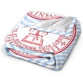 thumbnail image 2 of Dickinson College Logo Fleece Blanket, Very Soft Microfiber Flannel Blanket for Couch Warm and Cozy for All Seasons, 2 of 6