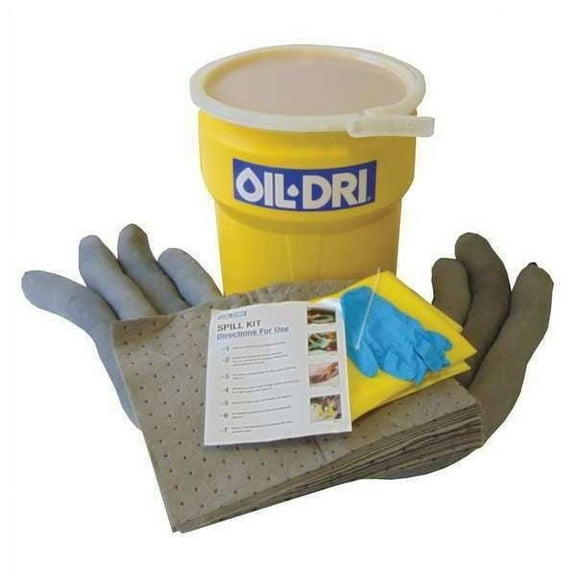 Oil-Dri Spill Kit, Universal, Gray L91410