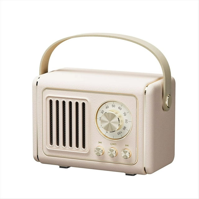 Mini Altavoz Bluetooth Retro: Portátil, Inalámbrico, Graves Potentes, Sonido de Alta Fidelidad, Ideal para Viajes y Exteriores.