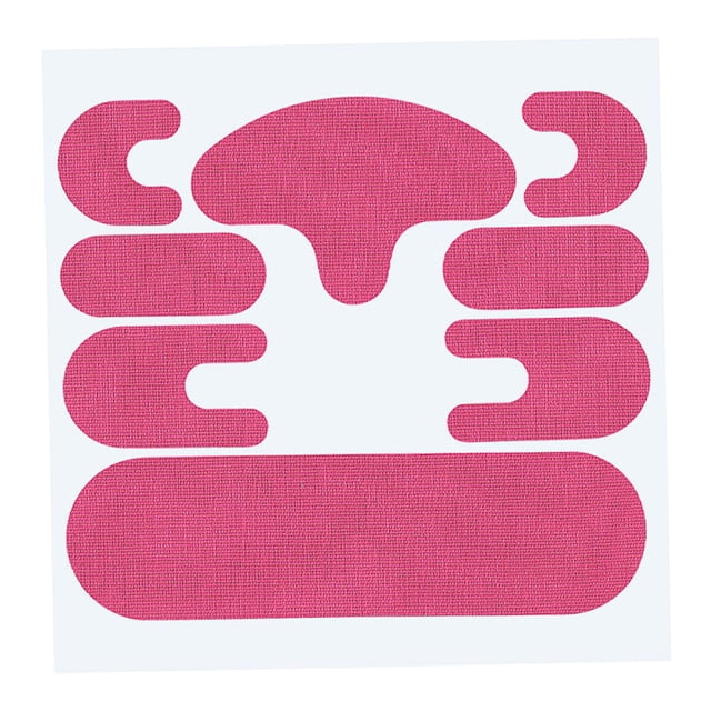 Parches faciales para músculos, portátiles, multifuncionales, con adhesión estable para levantar músculos. Rosa roja