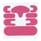 thumbnail image 1 of Parches faciales musculares, herramienta de belleza facial multifuncional premium, adhesión estable Rosa roja, 1 of 9
