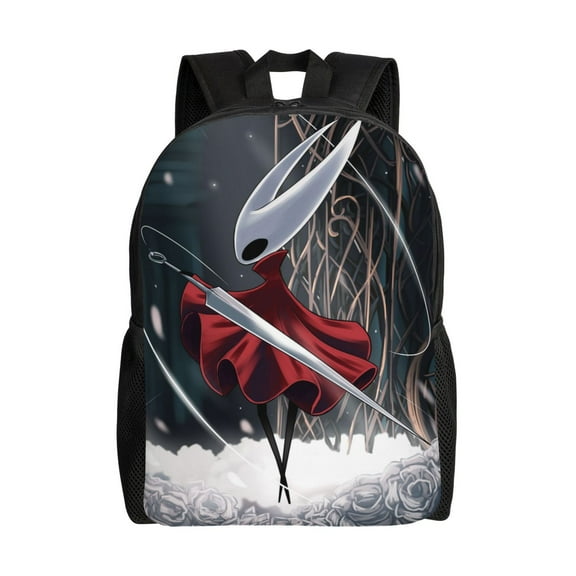 Hollow Game Knight Silksong Large Backpack Lightweight Laptop Bag Daypack Bookbag Travel Backpack for Men Women