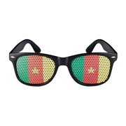 LSFYSZD Football Party Glasses Cutout Flag Print Lightweight Celebration Event Fun Novel Fan Glasses