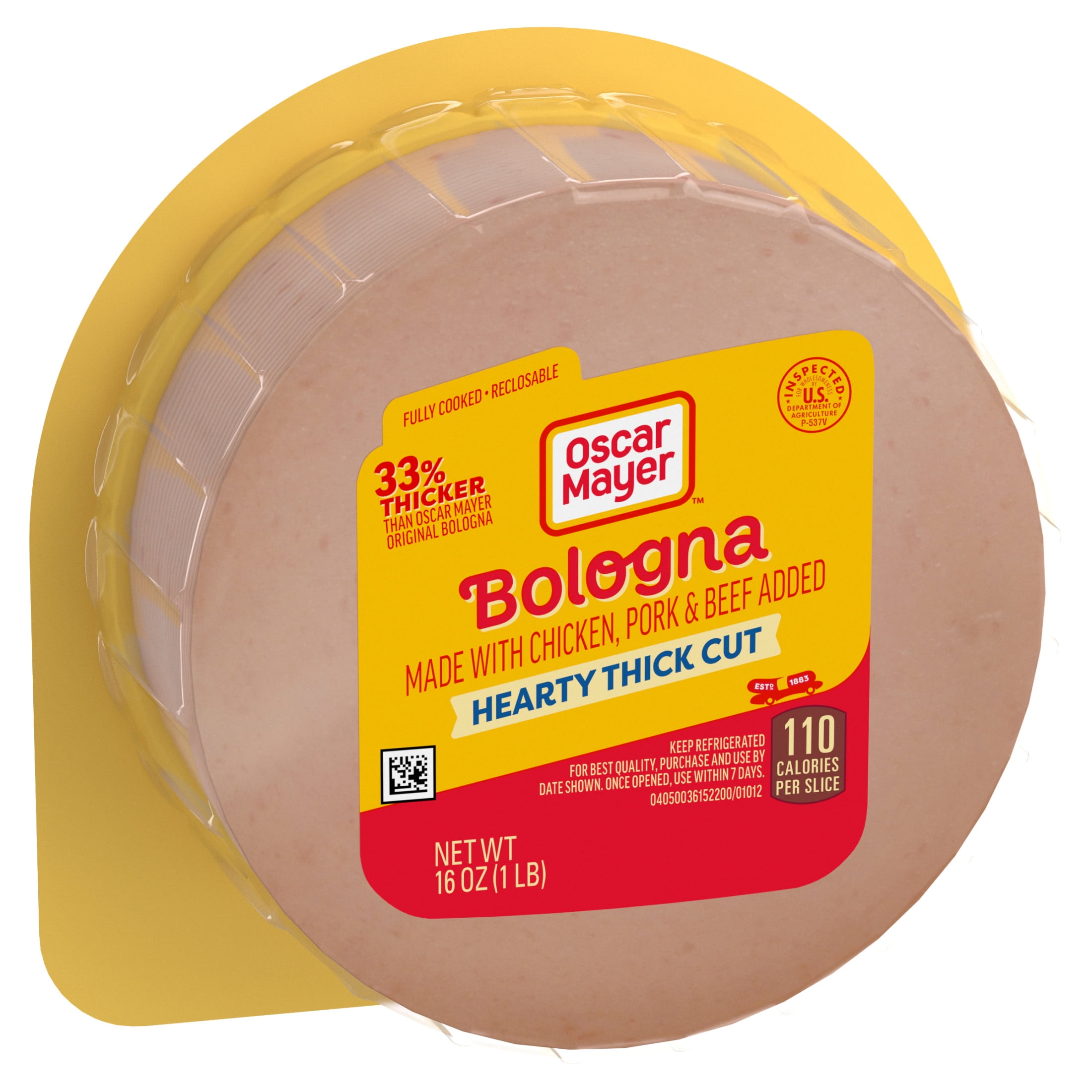 Oscar Mayer Hearty Thick Cut Bologna Sliced Lunch Meat, 16 oz. Pack