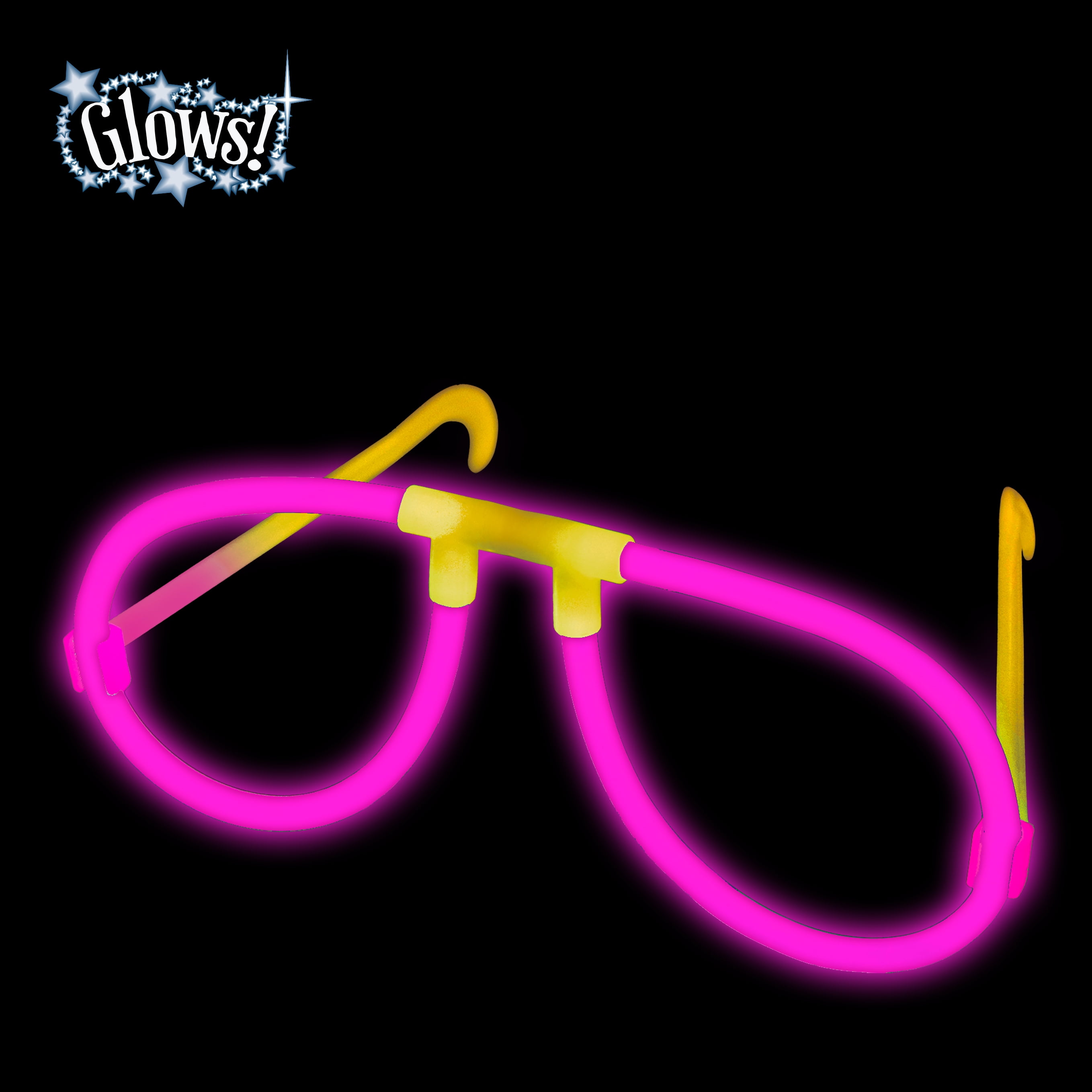 Way To Celebrate! Glow EyeGlasses, 2pieces, Pink