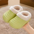 thumbnail image 3 of QSAWXQZ Kids' Plush Lined Clog Slippers Removable Liner EVA Sole Indoor House Shoes, 3 of 9