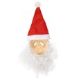 thumbnail image 4 of Máscara integral de resina para Halloween Scream Ghost con gorro de Papá Noel, 4 of 4