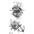 thumbnail image 1 of 10pcs Tattoo Stickers Arm, Back, Ankle, Collarbone Tattoo Stickers For Men Women, 1 of 5
