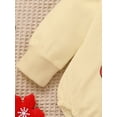 thumbnail image 5 of Gureui Newborn Infant Baby Girls Boys Autumn Casual Romper, Long Sleeve O Neck Christmas Cartoon Print Pattern Playsuit Streetwear, 5 of 9
