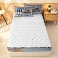 thumbnail image 4 of Erosebridal Camping Camper Car Zipper Twin Comforter Sets with Fitted Sheet and 2 Pillowcases for Boys Girls, Rustic Farmhouse Zipper Bedding Set, Reversible, 4 of 7