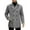 Grey Plaid, variant on Mens Coat Double Breasted Short Trench Coat, Business Casual Knee-Length Overcoat with Lapel Collar, Slim Fit for Fall and Winter