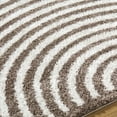 thumbnail image 2 of Livabliss Washable Rugs for Living Room, 5x7 Fossay Shag Modern Light Beige Area Rug, Bedroom Dining Room Home Decor Stain Resistant Carpet (5'3" x 7'), 2 of 7
