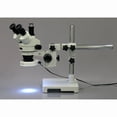 thumbnail image 2 of 7X-90X Trinocular 80-LED Zoom Stereo Microscope on Boom Stand + 3MP USB Camera New, 2 of 4