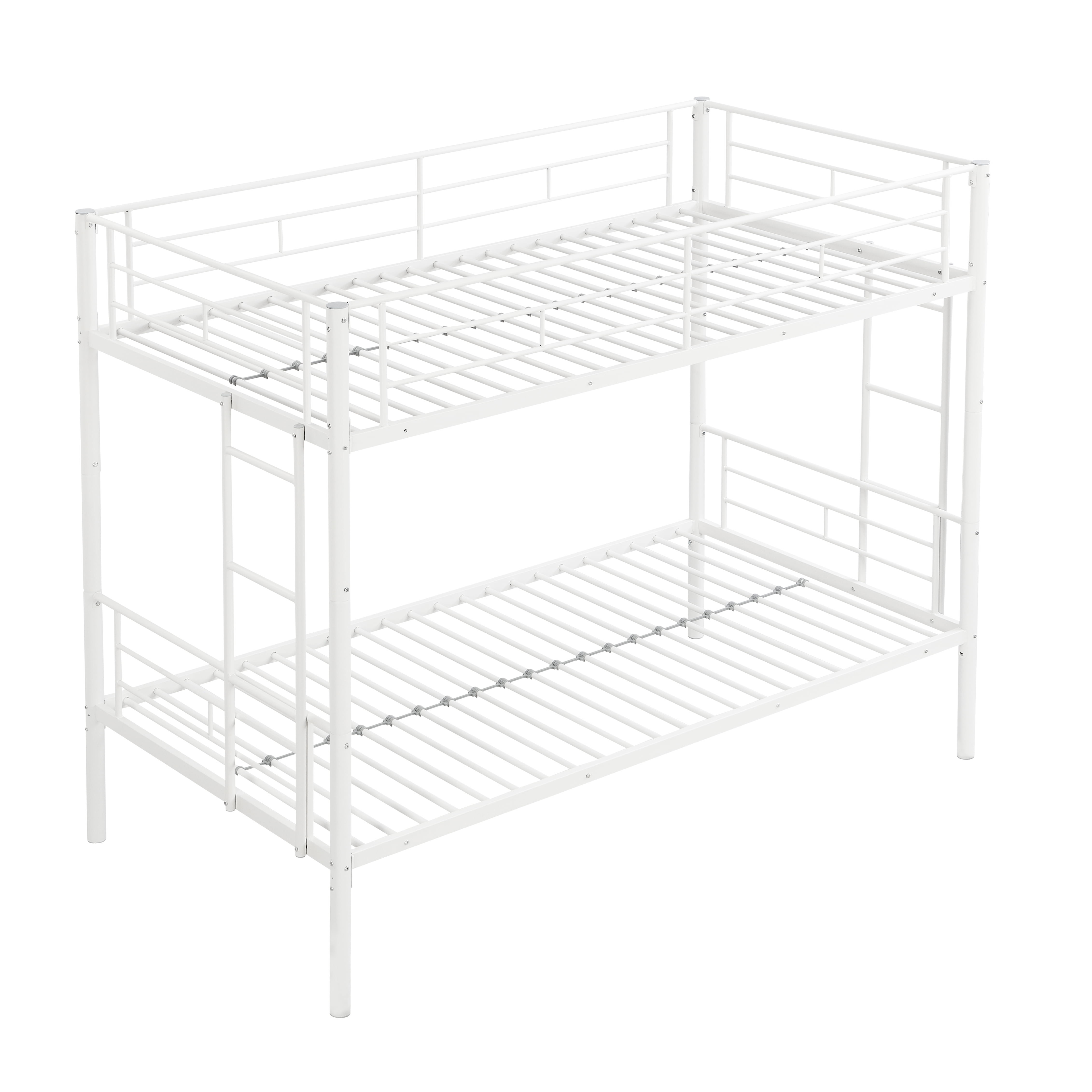 Metal Bunk Bed White
