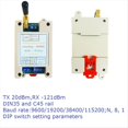 thumbnail image 3 of DC 12V 24V Din Rail DIP Switch RS485 Transceptor Inalámbrico 20DBM -121dBm UART Transmisor y Receptor Módulo Modbus RTU, 3 of 5