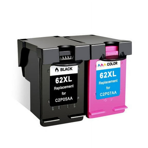 Replacement 62XL 62 XL High Yield Ink Cartridge compatible for HP Envy 5540 5660 7645 5642 5542 5640 7644 8000 OfficeJet 200 250 5740 200 5745 Printer