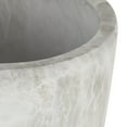 thumbnail image 6 of CosmoLiving by Cosmopolitan 15", 12", 9"H Indoor Outdoor White Porcelain Planter (3 Count), 6 of 11