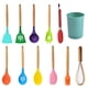 thumbnail image 1 of Worallymy 12 unids/set juego de cuchara de cocina juego de utensilios de cocina de silicona mango de madera espátula herramientas accesorio de cocina Worallymy JD735811838, 1 of 7
