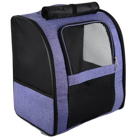 FL Pet Cat Backpacks Breathable Outdoor Portable Cat Carrier Shoulder Bag for Small Dogs Cats Travel Folding Backpack Pet Supplies