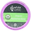 White Coffee Organic Single Serve Coffee, Rainforest Blend, 10 Count (Pack of 4)