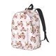 thumbnail image 1 of Disketp Dachshund Dog Puppy print Canvas Backpack Lightweight Travel Daypack Student Rucksack Laptop Backpack-Small, 1 of 5