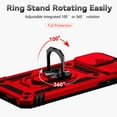 thumbnail image 2 of Allytech Rotatable Ring Holder Case for iPhone 7 / 8 / SE 2022 & 2020 - Military Grade Drop Protection - Slide Camera Cover - Heat Dissipation - Anti-Scratch Case Support Magnetic Car Mount, Red, 2 of 8