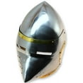 thumbnail image 2 of Late Middle Ages Pigface Bascinet Helmet Armor - Historical Functional Replica, 2 of 5