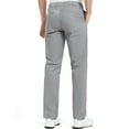 thumbnail image 3 of Mens Plain Front Golf Pants Classic Tapered Relaxed Fit Lightweight Breathable, 3 of 7