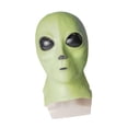thumbnail image 3 of Disfraz de extraterrestre para adultos, ideal para fiestas de cumpleaños, juegos de rol y carnaval. Verde, 3 of 9