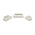 thumbnail image 4 of Meridian Furniture Melody Cream Velvet Chair, 4 of 12