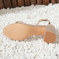 thumbnail image 3 of Sandalias Elegantes Con Punta Abierta Tacón Grueso Útiles Antideslizantes para Viajes Al Aire Libre, 3 of 9