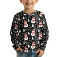 thumbnail image 3 of Garronmavis Snowman Girls Long Sleeve T-Shirts Size 15-16 Soft Cane Candy Casual Crewneck Loose Fit Tee Tops Warm Long Sleeve Crewneck T-Shirts Tee Tops Fashion for Daily Life, 3 of 7