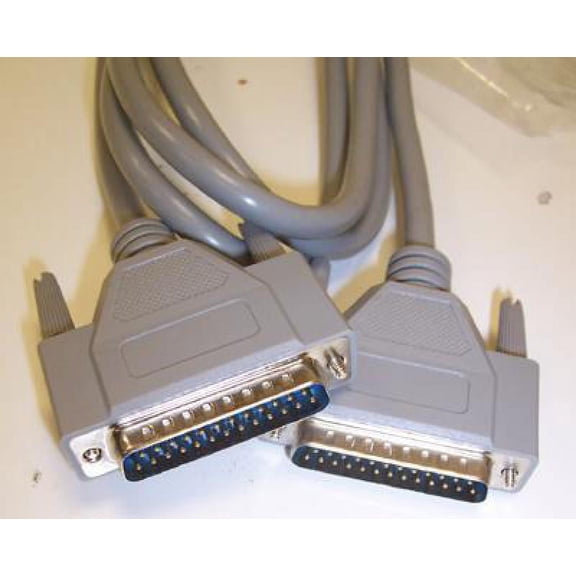 PRO SIGNAL - 25 Pin D-Sub (DB25) Male to Male Lead, 5m Wired 1-1