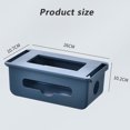 thumbnail image 1 of EIMELI Cable Management Box Under Desk Hidden Organizer for Desktop Home Office - White, 1 of 4