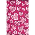 thumbnail image 3 of SKYSONIC Valentine's Day Love Heart Kitchen Towel Set of 4, Super Soft Absorbent Hand Towel Tea Towel Home Restaurant Tableware Cleaning Rag for Kitchen, Hotel, Beach, Bathroom, Gym, etc., 3 of 7