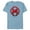 Ocean Blue, variant on Marvel Spider-Man: Across the Spider-Verse Miles Symbol Dots - Short Sleeve Blended T-Shirt for Adults - Customized-Ocean Blue