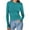 Sky Blue1, variant on tarylea Going out Tops for Women Ribbed Knit Crew Neck Shirts Long Sleeve Slim Fitted Tops Cute Tops