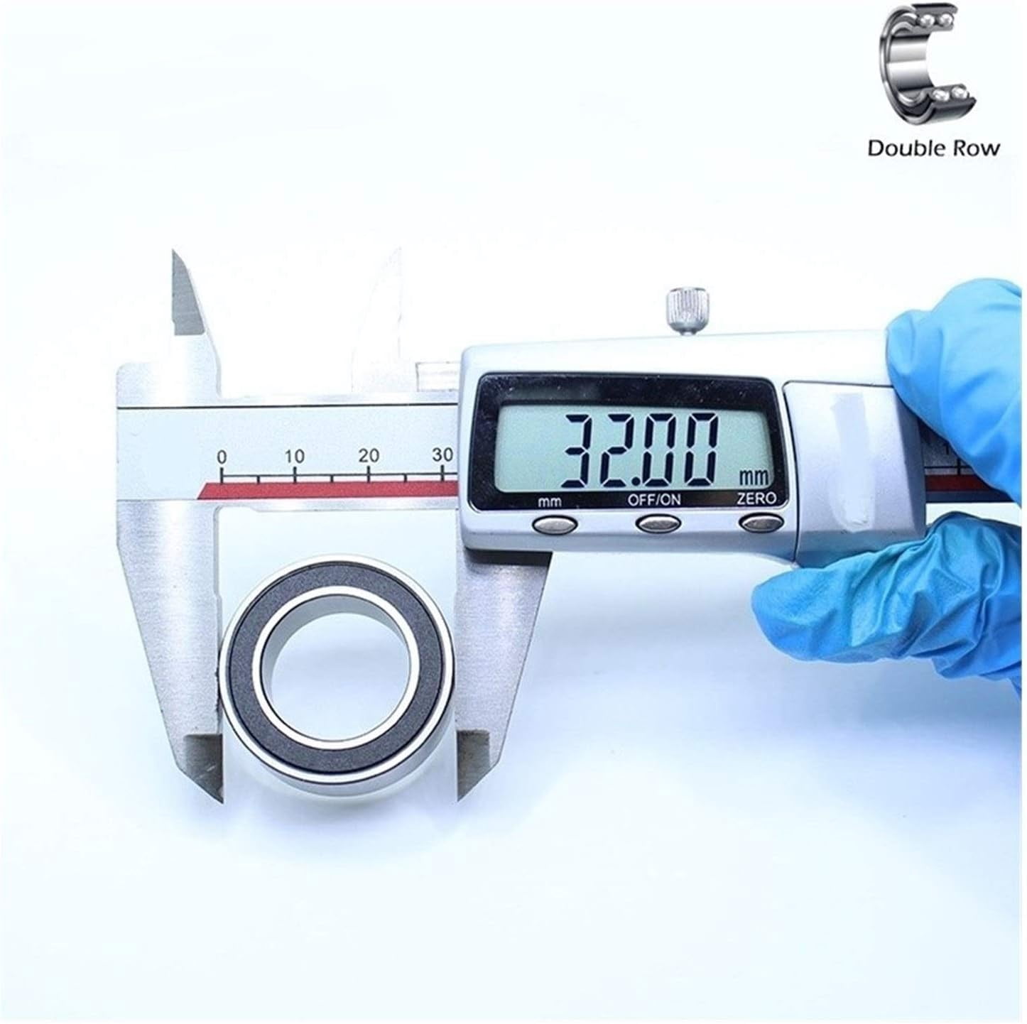 63804 3804 RS 3804-2RS Hybrid Ceramic Bearing 20 * 32 * 10 mm 1 PC Double Row Sealed Angular Contact Si3N4 Ball Bearings